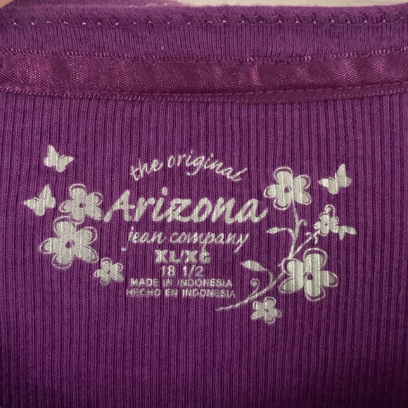 Arizona purple sparkly top - Picture 3 of 5